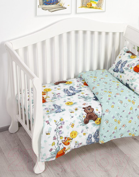 Изображение товара Комплект постельный для малышей АртПостель Колобок 130