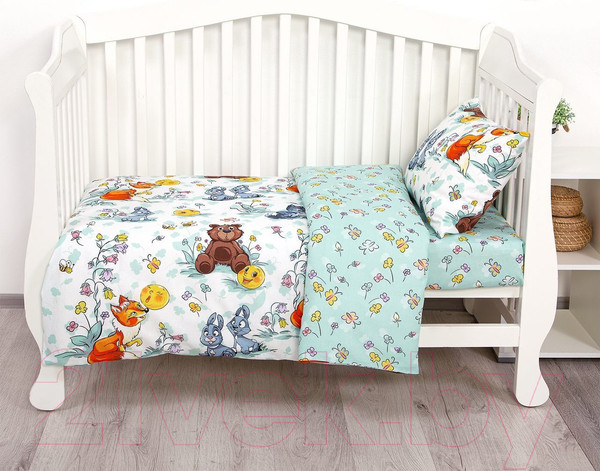 Изображение товара Комплект постельный для малышей АртПостель Колобок 130