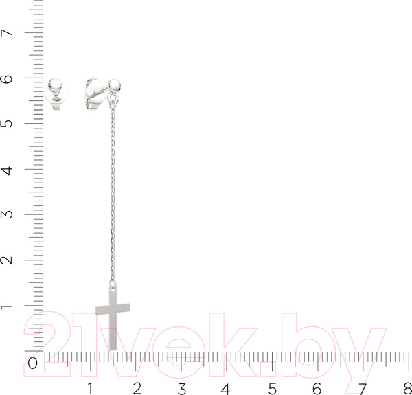 Изображение товара Серьги из серебра ZORKA 0300449