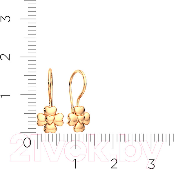 Изображение товара Серьги из розового золота ZORKA 300341.14K.R.ZZ