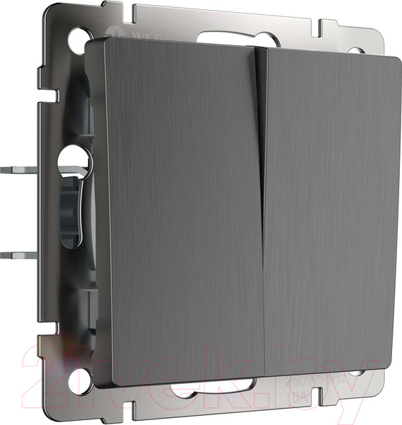 Изображение товара Выключатель Werkel W1122004 (графит рифленый)