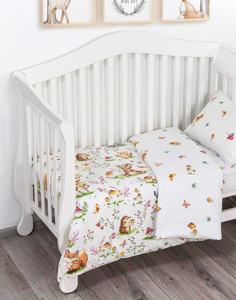 Изображение товара Комплект постельный для малышей АртПостель Лесные друзья 922