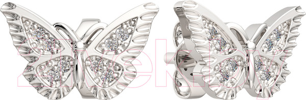 Изображение товара Серьги из серебра ZORKA 03101051.ZZ (с фианитами)