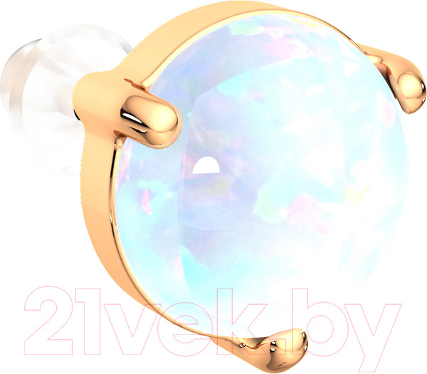Изображение товара Моносерьга из розового золота ZORKA 310625S.9K.R (с опалом)