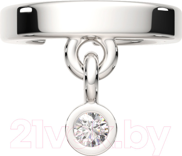 Изображение товара Моносерьга из серебра ZORKA 03101073 (с фианитом)