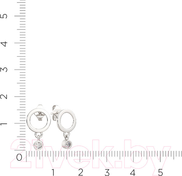 Изображение товара Серьги из серебра ZORKA 03101083.ZZ (с фианитами)