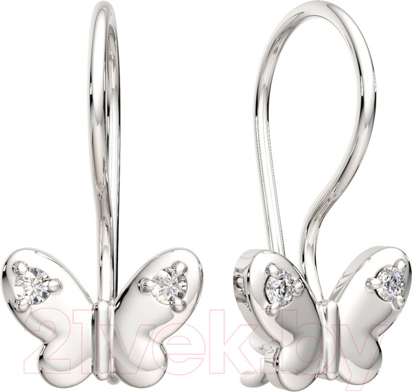 Изображение товара Серьги из серебра ZORKA 03101091.ZZ (с фианитами)
