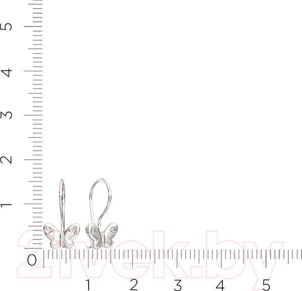 Изображение товара Серьги из серебра ZORKA 03101091.ZZ (с фианитами)