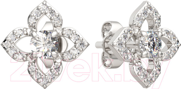Изображение товара Серьги из серебра ZORKA 03101113.ZZ (с фианитами)