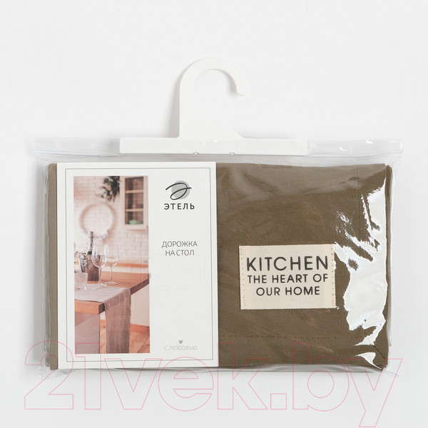 Изображение товара Дорожка на стол Этель Kitchen / 7866033 (40x150, зеленый)