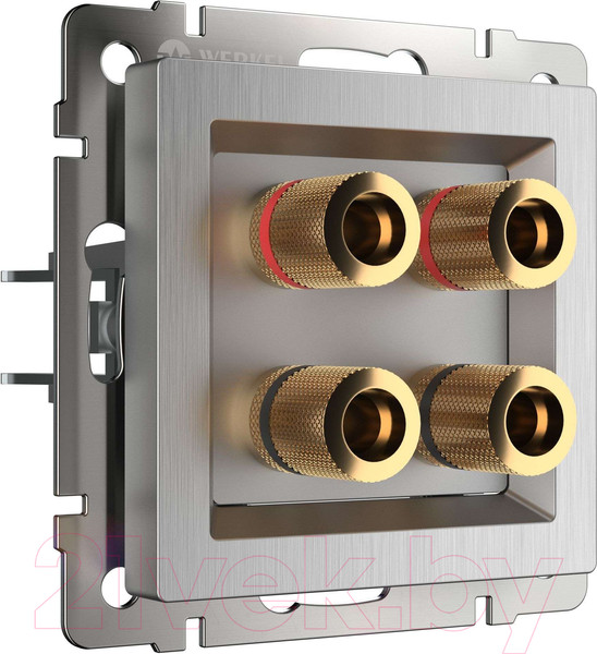 Изображение товара Розетка Werkel W1185009 (cеребряный рифленый)