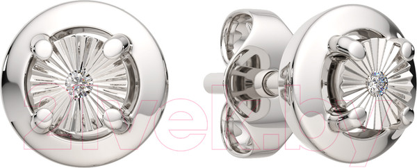 Изображение товара Серьги из серебра ZORKA 03D0066.ZZ (с бриллиантами)