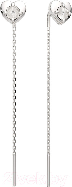 Изображение товара Серьги из серебра ZORKA 03D0107 (с бриллиантами)