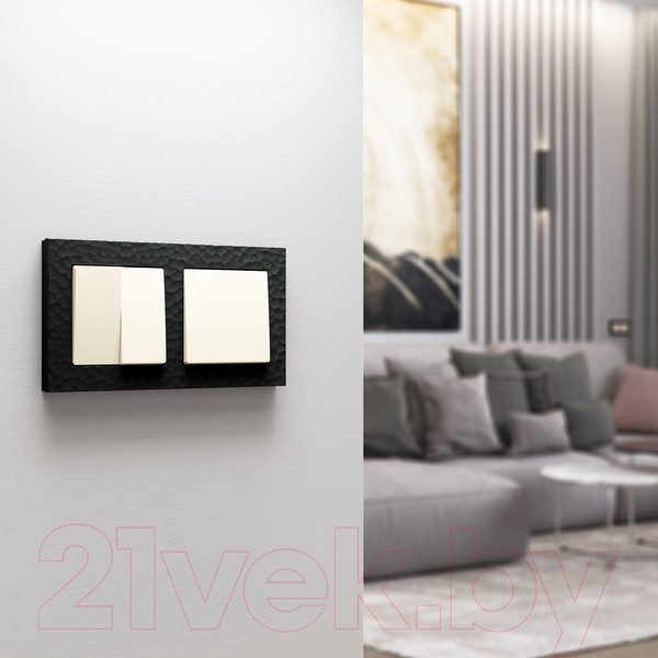 Изображение товара Выключатель Werkel W1112062 (айвори матовый)