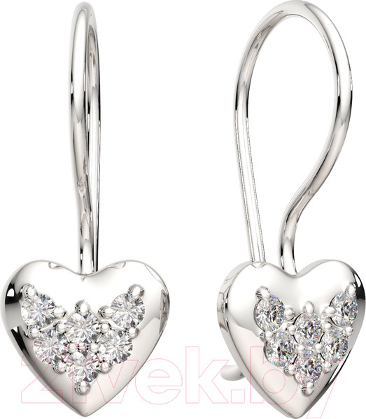 Изображение товара Серьги из серебра ZORKA 03101133.ZZ (с фианитами)