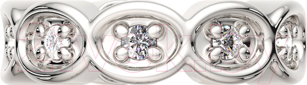 Изображение товара Моносерьга из серебра ZORKA 03101154 (с фианитами)