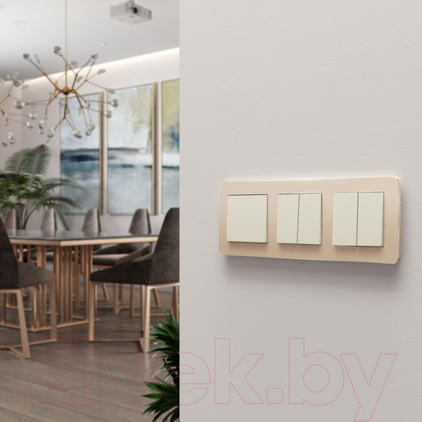 Изображение товара Выключатель Werkel W1120062 (айвори матовый)