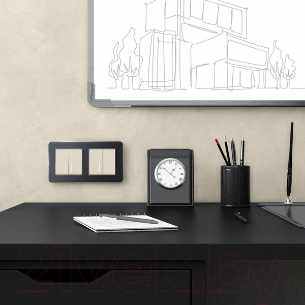 Изображение товара Выключатель Werkel W1120162 (айвори матовый)