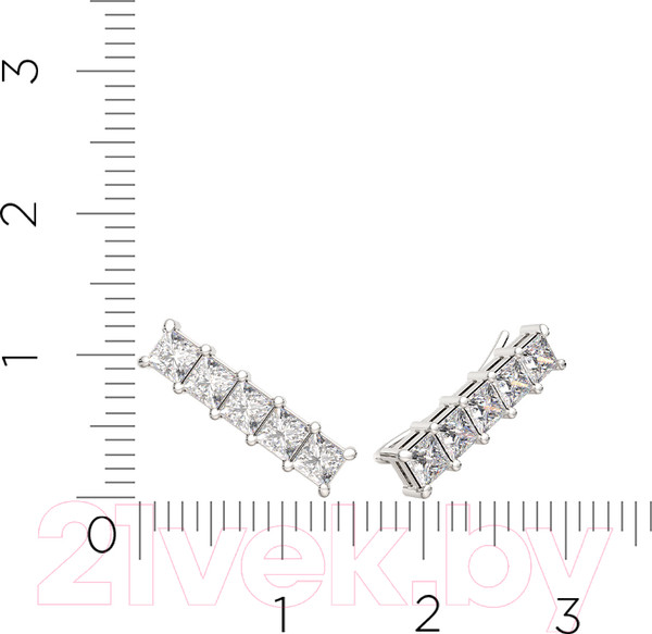 Изображение товара Серьги из серебра ZORKA 03101197 (с фианитами)