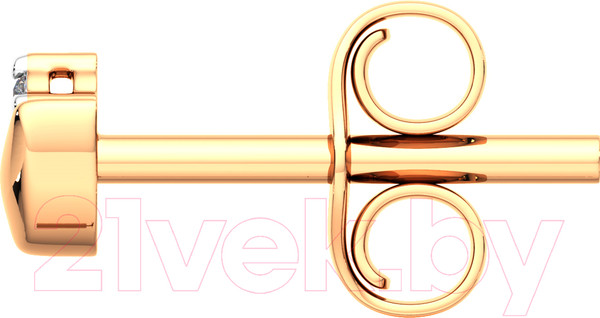 Изображение товара Серьги из розового золота ZORKA 310867.9K.R (с фианитами)