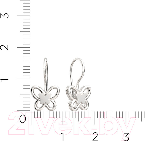 Изображение товара Серьги из серебра ZORKA 0300487