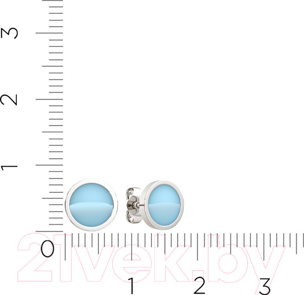 Изображение товара Серьги из серебра ZORKA 0300492