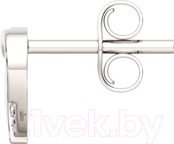 Изображение товара Серьги из серебра ZORKA 03101009.ZZ (с фианитами)