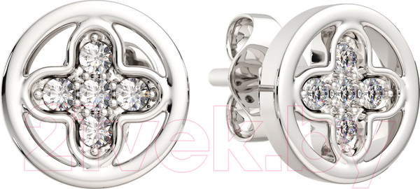 Изображение товара Серьги из серебра ZORKA 03101013.ZZ (с фианитами)
