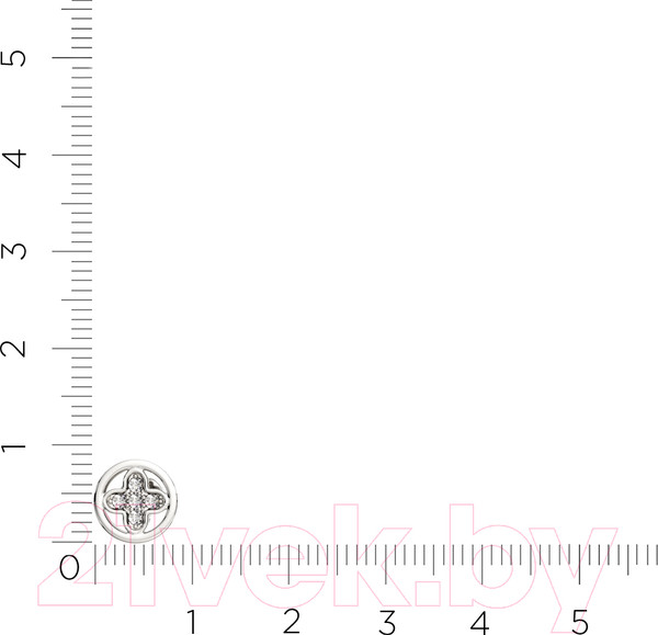 Изображение товара Серьги из серебра ZORKA 03101013.ZZ (с фианитами)