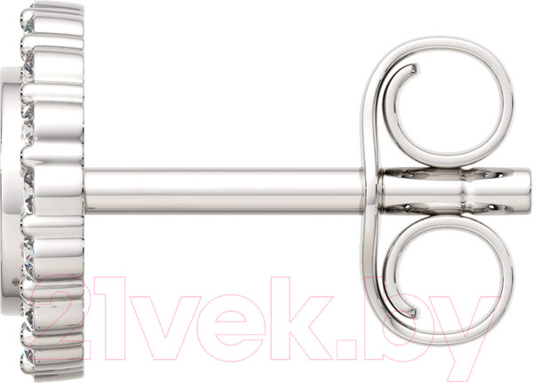 Изображение товара Серьги из серебра ZORKA 03101404.ZZ (с фианитами)