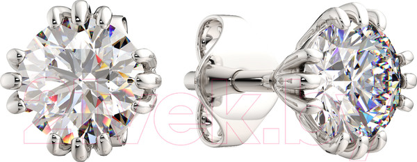 Изображение товара Серьги из серебра ZORKA 03101037.ZZ (с фианитами)