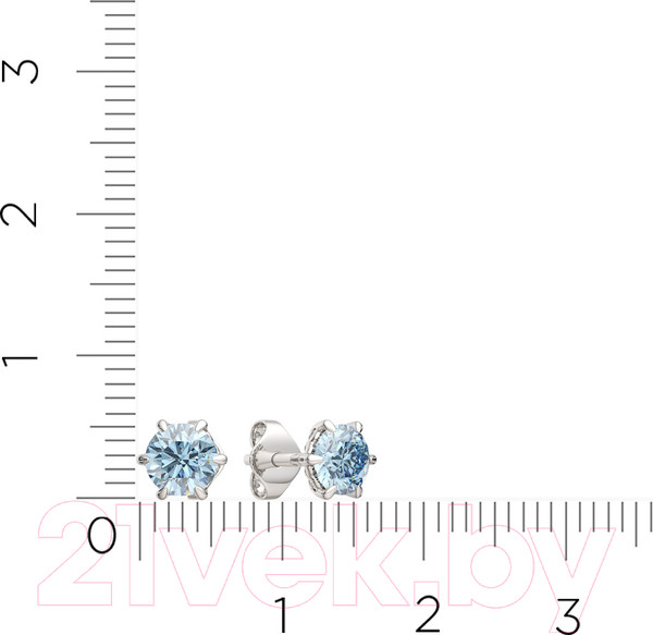 Изображение товара Серьги из серебра ZORKA 03S4036.ZZ (с топазами)