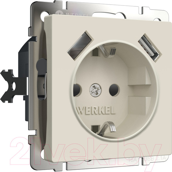 Изображение товара Розетка Werkel W1171562 (айвори матовый)