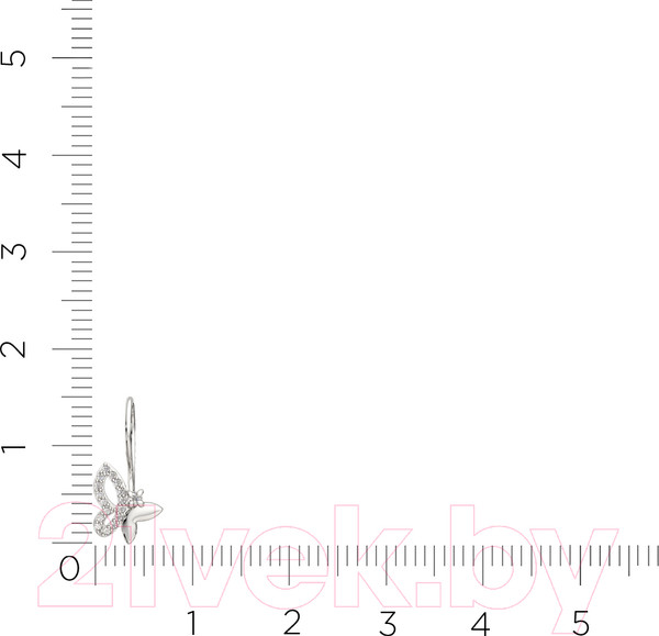 Изображение товара Серьги из серебра ZORKA 0310443 (с фианитами)