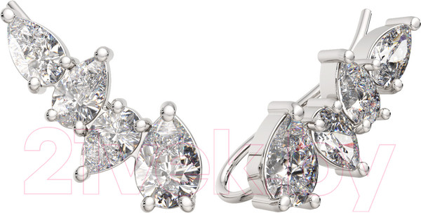 Изображение товара Серьги из серебра ZORKA 0310666.ZZ (с фианитами)