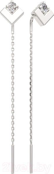 Изображение товара Серьги из серебра ZORKA 0310675.ZZ (с фианитами)