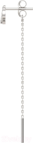 Изображение товара Серьги из серебра ZORKA 0310752.ZZ (с фианитами)