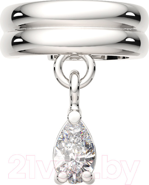 Изображение товара Моносерьга из серебра ZORKA 03101237 (с фианитами)
