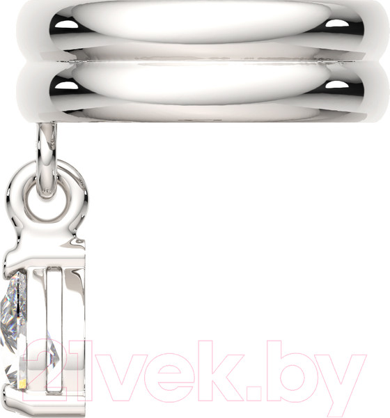 Изображение товара Моносерьга из серебра ZORKA 03101237 (с фианитами)