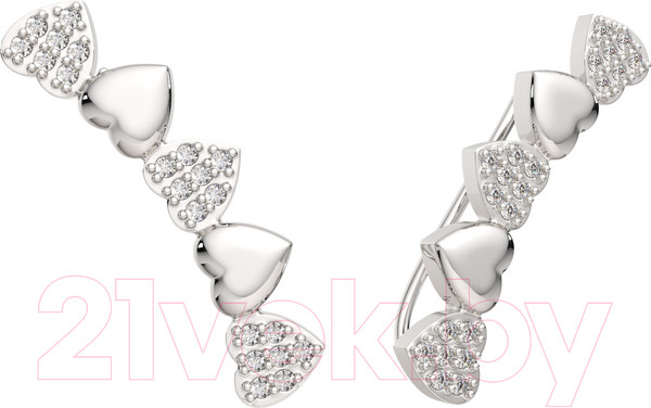 Изображение товара Серьги из серебра ZORKA 0310784.ZZ (с фианитами)