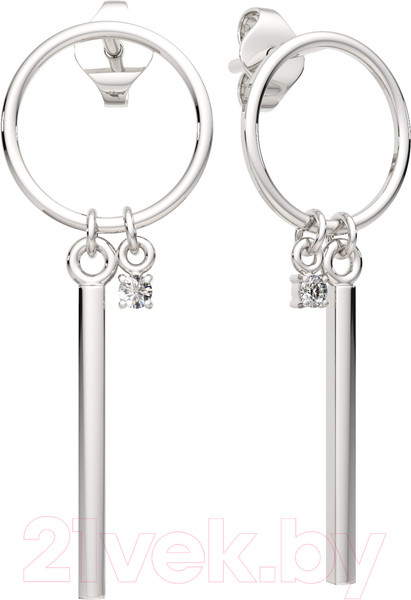 Изображение товара Серьги из серебра ZORKA 0310786.ZZ (с фианитами)