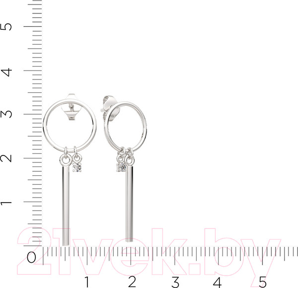 Изображение товара Серьги из серебра ZORKA 0310786.ZZ (с фианитами)