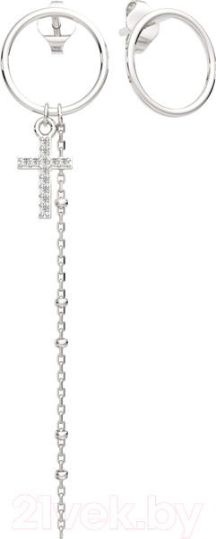 Серьги из серебра ZORKA 03101254.ZZ (с фианитами)