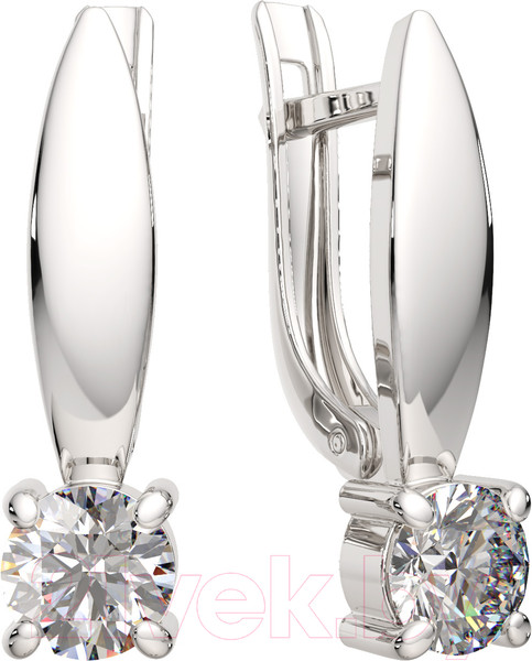 Изображение товара Серьги из серебра ZORKA 03101274 (с фианитами)