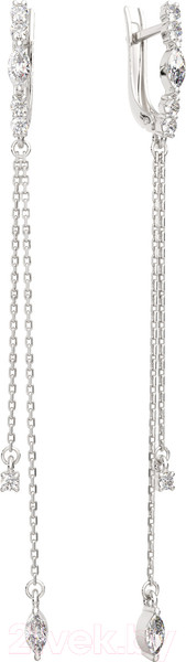 Изображение товара Серьги из серебра ZORKA 0310911 (с фианитами)