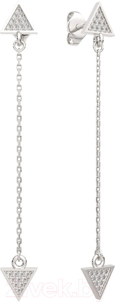 Изображение товара Серьги из серебра ZORKA 03101333 (с фианитами)