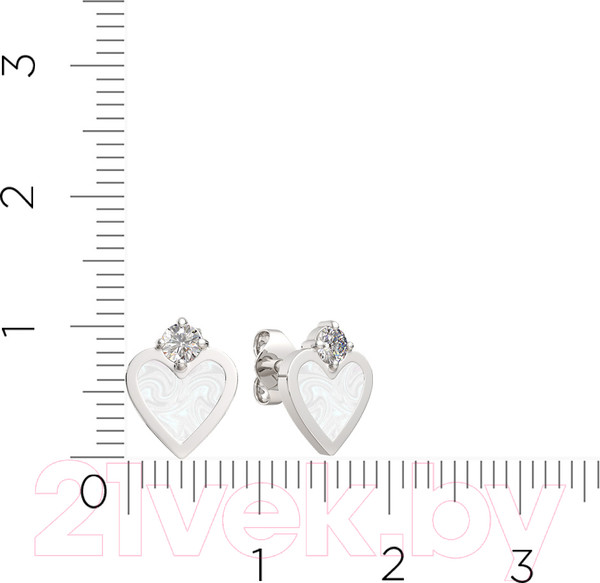 Изображение товара Серьги из серебра ZORKA 03101347 (с фианитами)