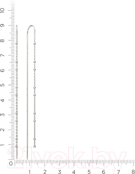 Изображение товара Серьги из серебра ZORKA 0390067