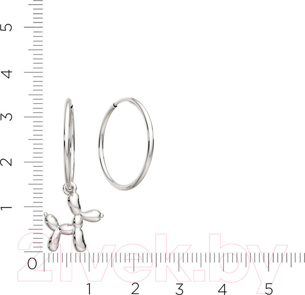 Изображение товара Серьги из серебра ZORKA 0390084