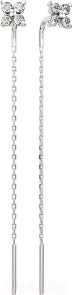 Серьги из серебра ZORKA 0310678.ZZ (с фианитами)